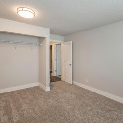 bedroom at the  Sedona Ridge Apartments, in Colorado Springs, CO.
